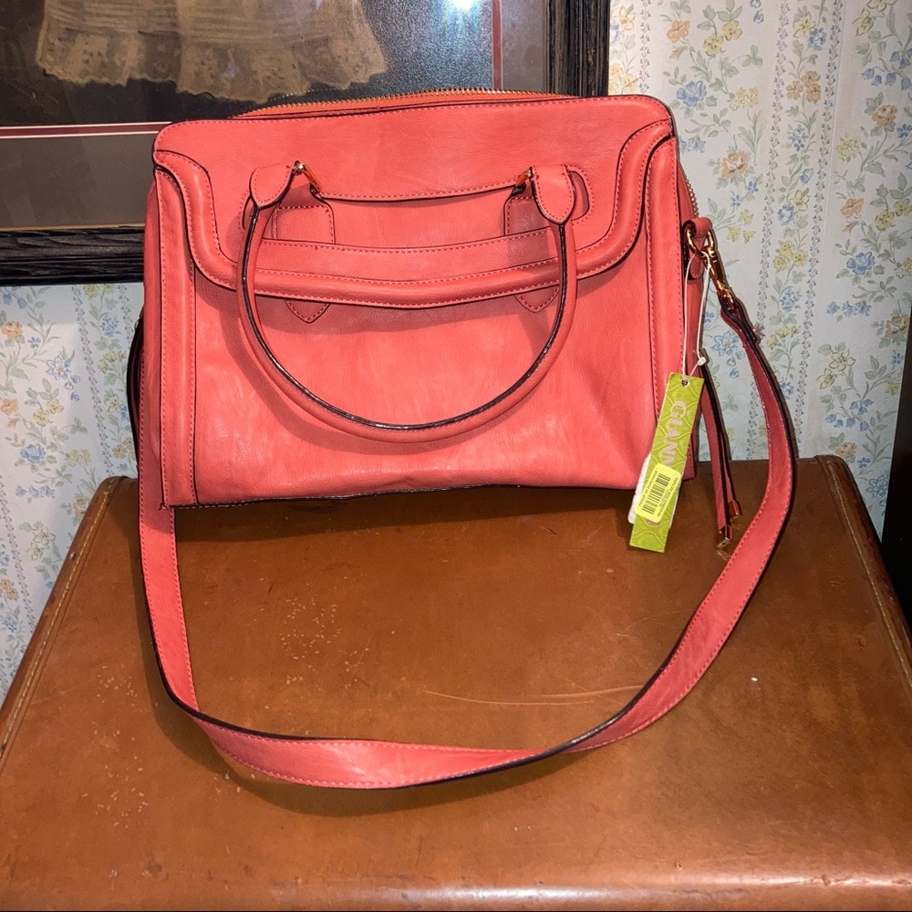 Coral Crossbody Satchel NWT Giani Bernini Raegan